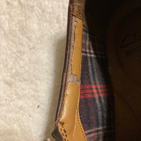 Men's Size 8 Clarks Collection Soft Cushion With Ortholite Loafers Brown - Picture 10 of 11